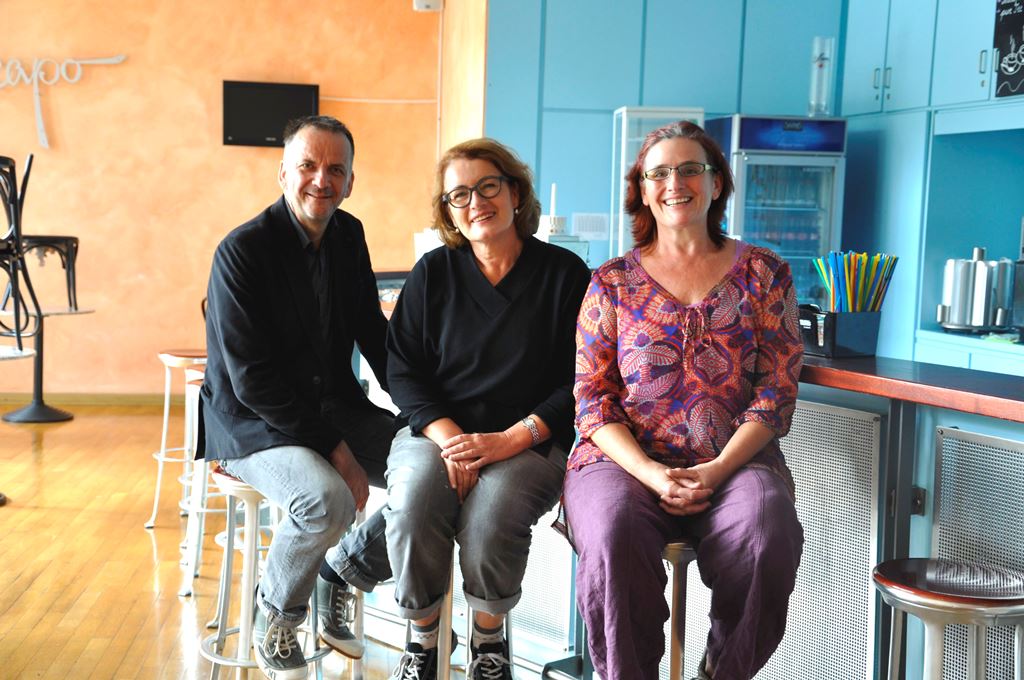 Von links: Dieter Powitz, Andrea Lucas und Monika Rothmaier-Szudy.