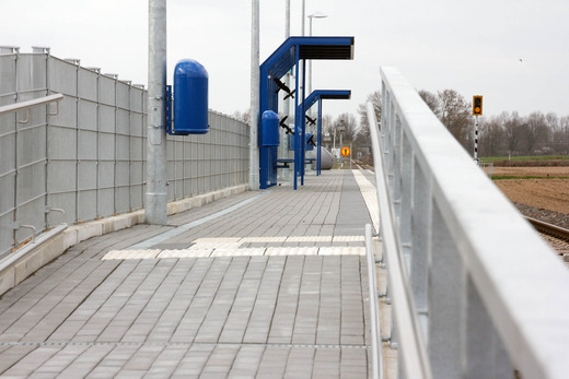 Der neue Haltepunkt im Jülicher Norden. Foto: Kreis Düren