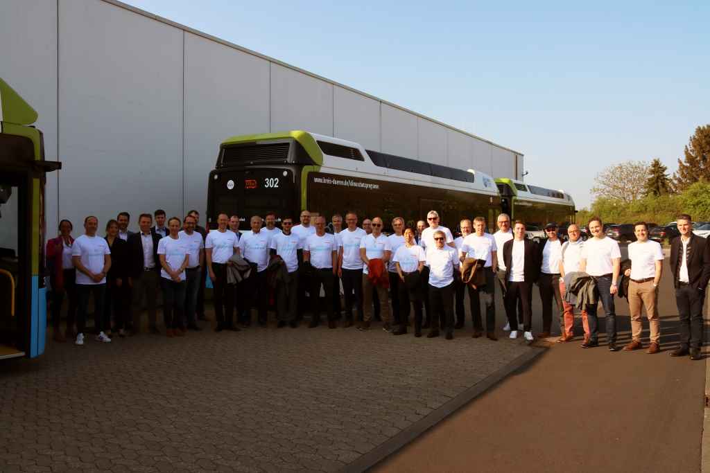 Eine Delegation des Autobauers Toyota besuchte den Kreis Düren und überzeugte sich von den Wasserstoffaktivitäten des Kreises. Foto: Kreis Düren